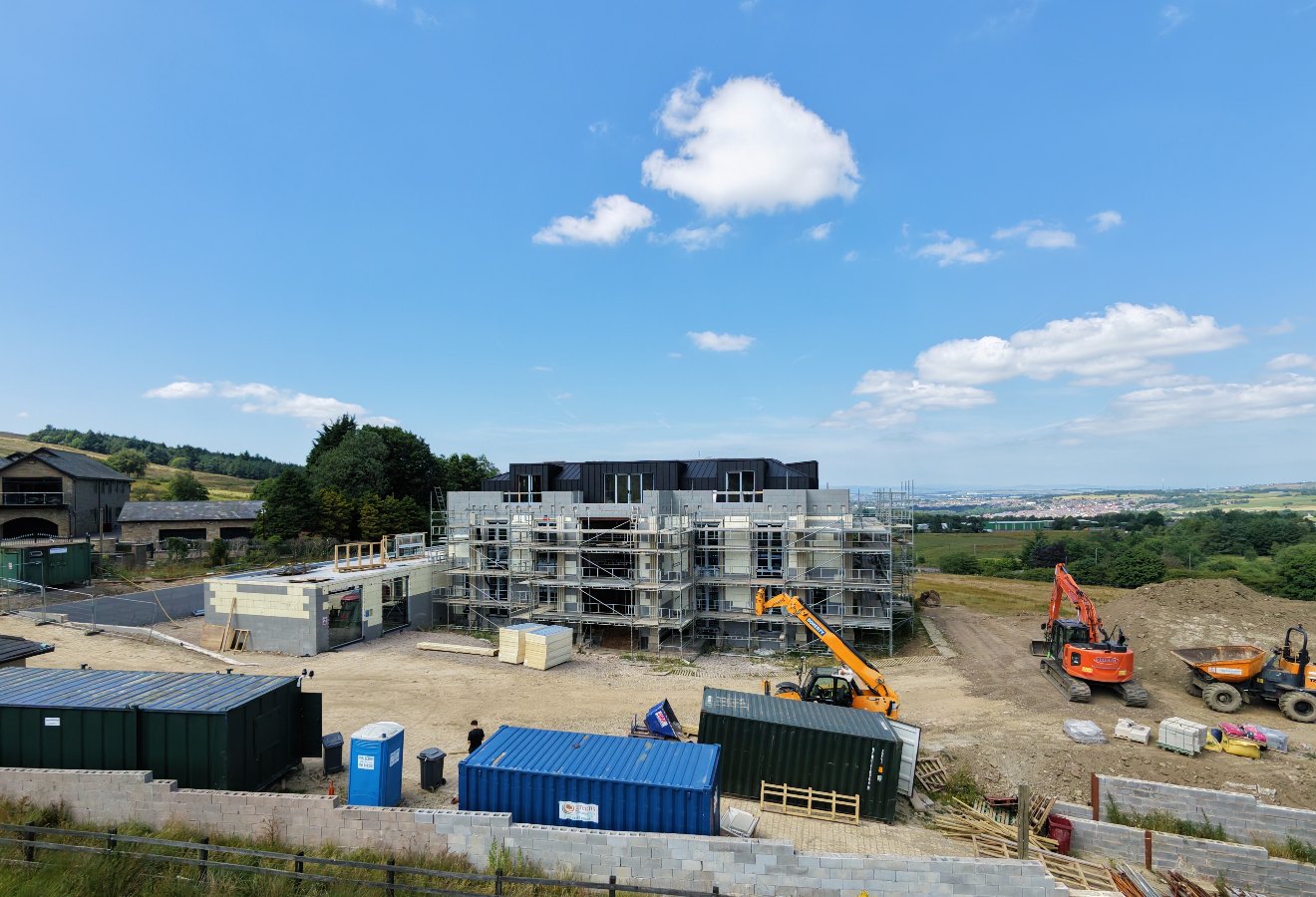 Bull Hill Manor construction in progress